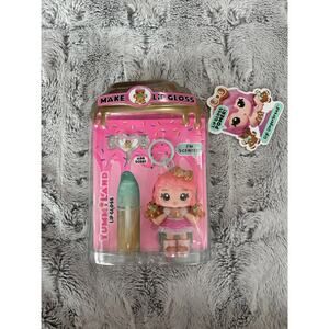 Yummiland Make Yummi SCENTED Lipgloss GIGI GINGERBREAD 4" Doll MGA NEW